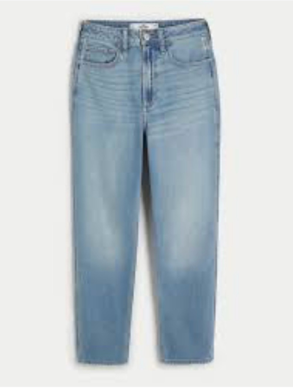 Hollister Light Blue Ultra High-Rise Mom Jeans